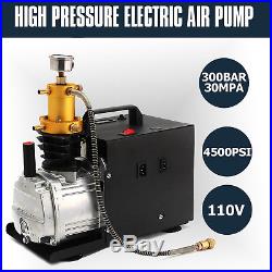 Air Compressor Pump 30MPa Electric High Pressure System Rifle 110V 4500PSI US