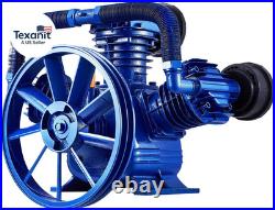 Air Compressor Pump Head, 10HP 17.5CFM @ 90PSI, 3-Cylinder Oil Lubricated Air Co