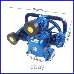 Air Compressor Pump Head 10HP 7.5KW 3 Cylinder 1 Single Stage Cast Iron 31.7SCFM