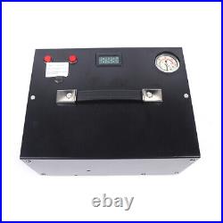 Air Compressor Pump Manual Stop High Pressure Black 30MPa 110V 4500PSI