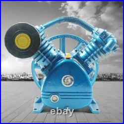 Air Compressor Pump Motor Head Double Stage V-Style 21CFM 5HP 175 PSI 2-Cylinder