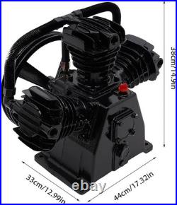 Air Compressor Pump Replacement Single Stage 3 Cylinder 4-5 HP 10-12 CFM 115PSI