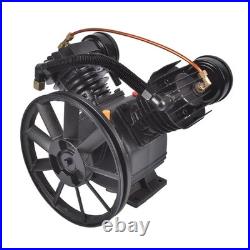 Air Compressor Pump Single Stage 2 Cylinder Cast Iron 15 SCFM 950-1400 RPM