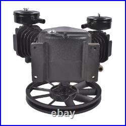 Air Compressor Pump Single Stage 2 Cylinder Cast Iron 15 SCFM 950-1400 RPM
