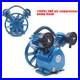Air Compressor Pump Twin Cylinder 2 Piston V Style 2HP Head Single Stage Blue