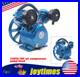 Air Compressor Pump Twin Cylinder 2 Piston V Style 2HP Head Single Stage Blue US