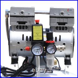 Air Pumps Dental Air Compressor Vacuum Systems Oil Free Silent 0.75KW 115 PSI