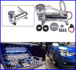 Air Suspension Compressor/ Pump DC 12V 480c MAXPOWER 200 PSI OUTLET 1/4 NPT