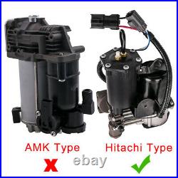 Air Suspension Compressor Pump Fit Land Rover Discovery 3 LR4 New Hitachi Style