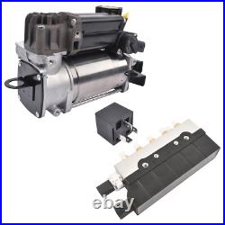 Air Suspension Compressor Pump + Valve Control Unit For Benz W220 S500 600 00-06