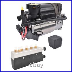 Air Suspension Compressor Pump + Valve Control Unit For Benz W220 S500 600 00-06
