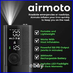 Airmoto The Original Portable Air Pump 120 PSI Air Compressor Tire Inflator