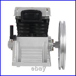 Aluminium 3.5HP Twin Cyclinder Air Compressor Head Pump 250L/66Gal/min 1 Stage