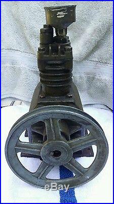 Antique SAYLOR-BEALL Detroit 501-E Cast Iron Air Compressor Pump