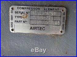 Atlas Copco 185 CFM Air End XAS90 WORKS GOOD AirEND Compressor Pump