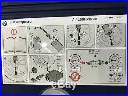 BMW X5 E70 E53 F15 Tyre Puncture Repair Kit Mobility Sealant Air Compressor PUMP
