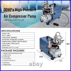 CREWORKS 1800W 110V 30MPa Air Compressor Pump 4500PSI High Pressure Airgun PCP