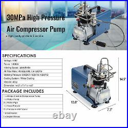 CREWORKS 30Mpa 4500Psi High Pressure Air Compressor PCP Airgun Air Pump 110V