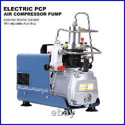 CREWORKS Auto-Stop Air Compressor Pump 30Mpa 110V Electric Air Pump PCP 4500PSI