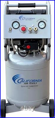 California Air Tools 10020C 2.0HP Ultra Quiet and Oil-Free Air Compressor, Silver