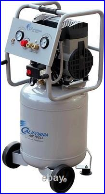 California Air Tools 10020C 2.0HP Ultra Quiet and Oil-Free Air Compressor, Silver
