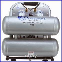 California Air Tools 4610S 1 HP 4.6 gal Quiet and Oil-Free Air Compressor New