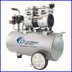 California Air Tools CAT-8010 1 HP 8 gal Oil-Free Hotdog Air Compressor New