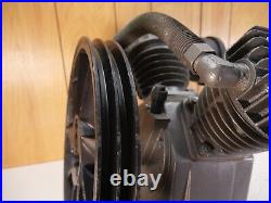 Central Pneumatic Dual Piston Single Stage 5 Horse Air Compressor Pump New