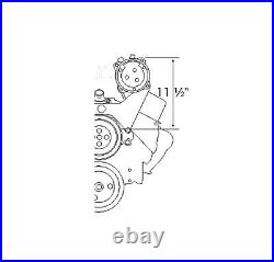 Chevy 508 V Belt A/C Air Conditioning Compressor & Driver Side Bracket Long Pump