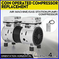 Coin Operated Compressor Air Machine Gas Station Low Noise Superior Pump Adjust