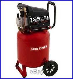 Craftsman 10 Gallon Portable Air Compressor 1.0 HP 15A 135 Max PSI Vertical Pump