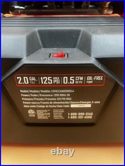 Craftsman 2 gallon air compressor
