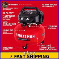 Craftsman 6 Gallon Portable Pancake Air Compressor Oil Free 150 PSI