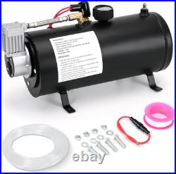 DC 12V MAX 150PSI Air Compressor Tank Pump with3 Liter 0.8 Gallon Tank For Train T