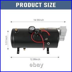 DC 12V MAX 150PSI Air Compressor Tank Pump with 3 Liter Tank 0.8 Gallon Portable