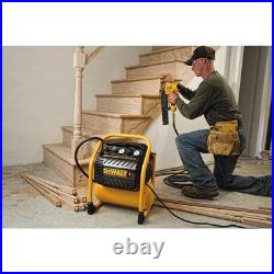 DEWALT 2.5 Gal. Portable Electric Heavy Duty 200 PSI Quiet Air Compressor