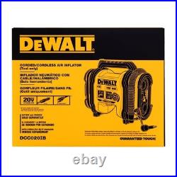 DEWALT DCC020IB 20V MAX Cordless Electric Portable Inflator (Tool Only)