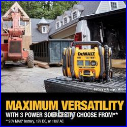 DEWALT DCC020IB Tire Inflator Portable Air Compressor 20V MAX Automatic Shut Off