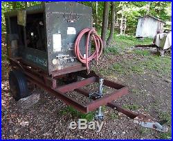 Davey Air Compressor 6 Cylinder Ford Engine Runs & Pumps Commercial Tow