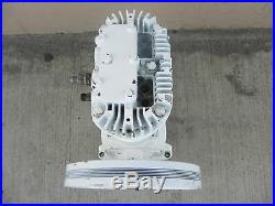 Dayton Speedaire 2Z499 2hp 2 Twin Cylinder Air Compressor Pump w Flywheel Pulley