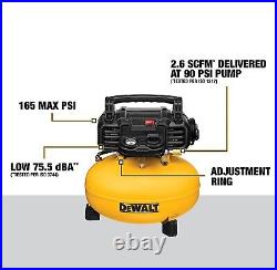 DeWalt Pancake Air Compressor 6 Gallon 165 PSI DWFP55126 NEW