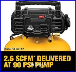 DeWalt Pancake Air Compressor 6 Gallon 165 PSI DWFP55126 NEW
