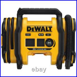 Dewalt DCC0201B Corded & Cordless Air Inflator 160 psi 20V 20 Volt MAX Tire Pump