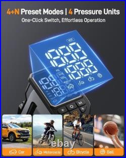 Dual Cylinder Portable Tire Inflator Air Compressor with 20V Removable Battery