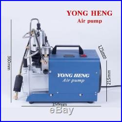 Electric 30MPa PCP Air Compressor Pump 4500PSI High Pressure Rifle YONGHENG US
