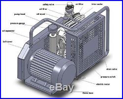 Electric Air Compressor 110v 300bar Scuba SCBA PCP Paintball Tanks Filling USPS