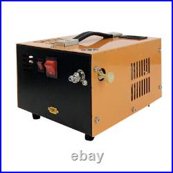 Electric Pcp Air Compressor 4500psi 30Mpa High Pressure Manual-Stop 12V 110V US