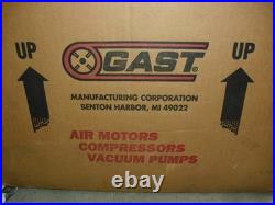 GAST 1HAB-10-M100X Piston Air Compressor 100psig 1/6hp 115v 1725rpm vacuum pump