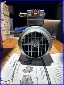 GAST Piston Air Compressor 0.166 hp, 1 Phase, 115V AC, 100 psi Max
