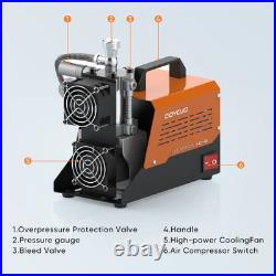 GOYOJO PCP Air Compressor 4500Psi Oil-Free Water-Free Dual Power Mini Pump AC-2